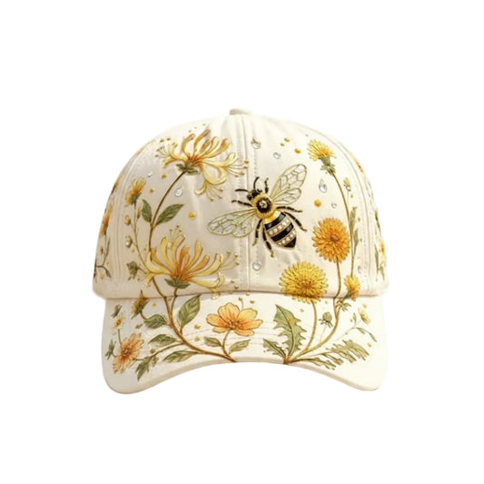 Lightweight floral  cap for women ideal for travel and outdoor activities